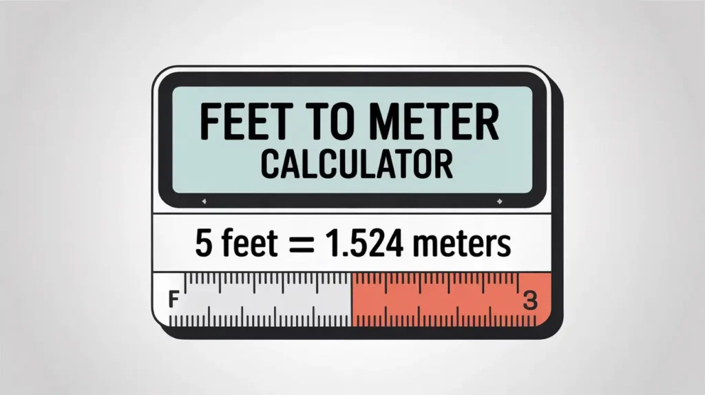 Feet to Meter Calculator